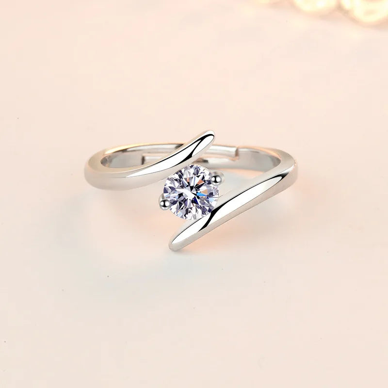 Elara Luxe Zircon  wedding Ring