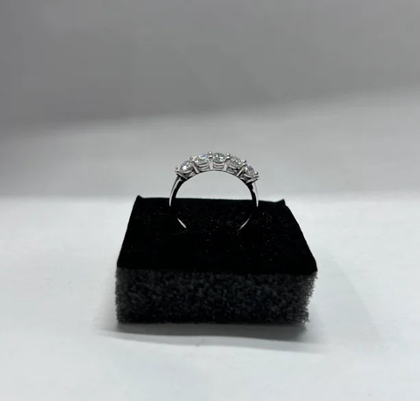 Celeste Moissanite Wedding Band