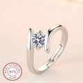 Elara Luxe Zircon  wedding Ring