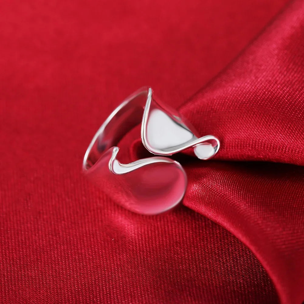 Luna Charm Sterling Silver Ring