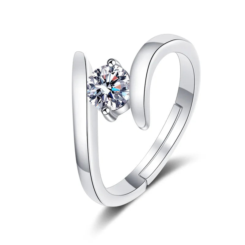 Elara Luxe Zircon  wedding Ring