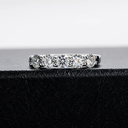 Celeste Moissanite Wedding Band