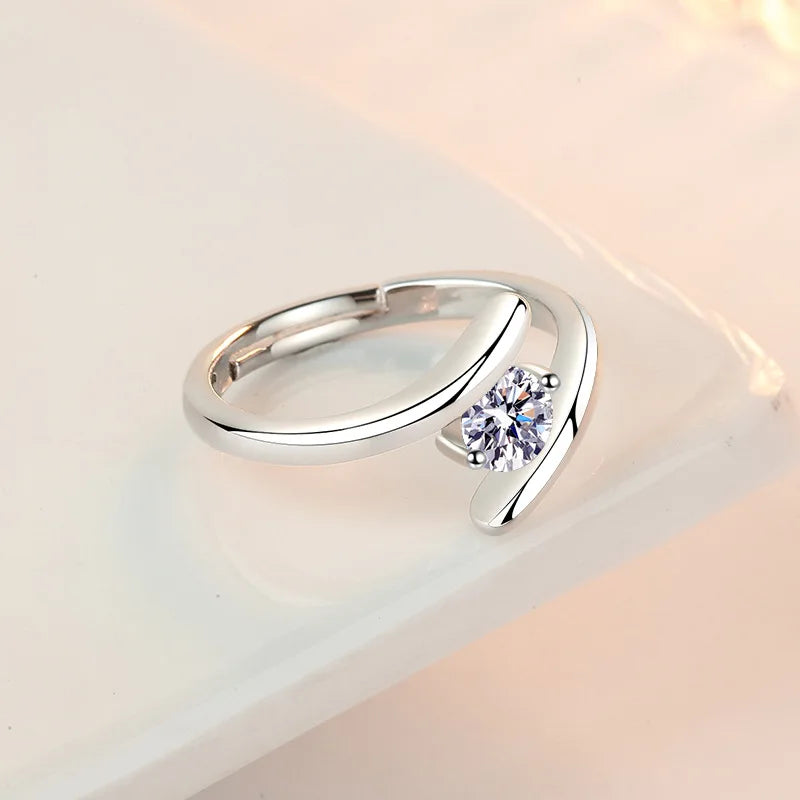 Elara Luxe Zircon  wedding Ring