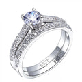 Celeste Vintage Wedding Ring Set