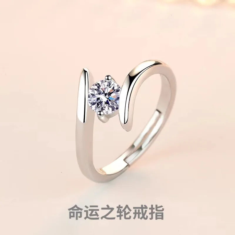 Elara Luxe Zircon  wedding Ring