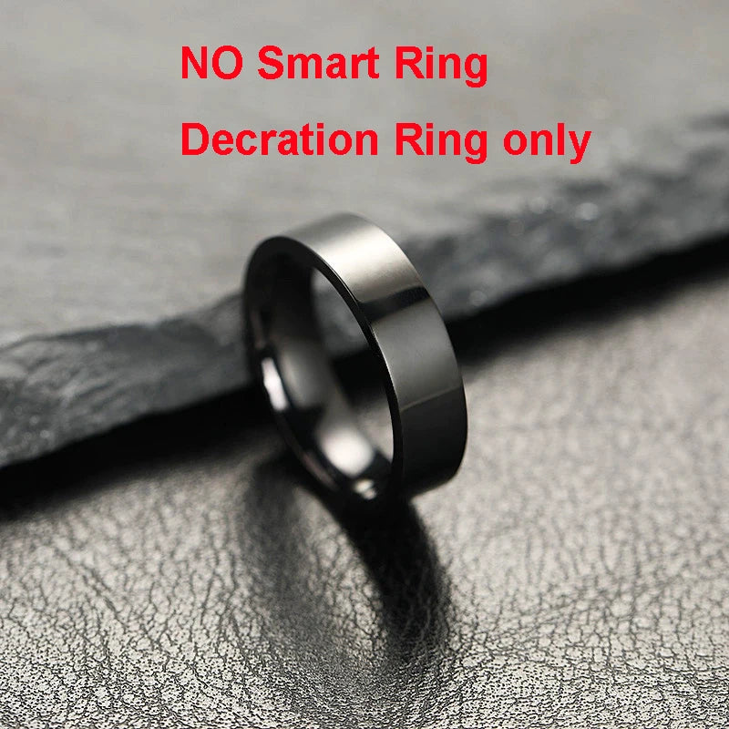 Smart Ring Blood Pressure Heart Rate Sleep Monitoring Waterproof